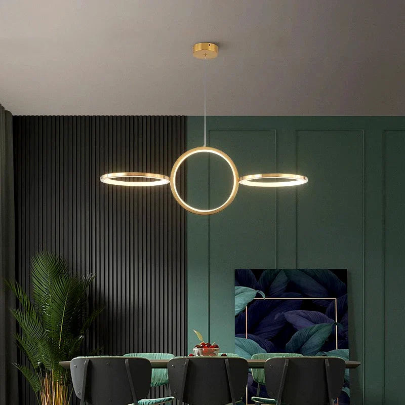 Round Line Chandelier