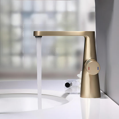 Elon - Polished Modern Twist Control Bathroom Mixer Tap