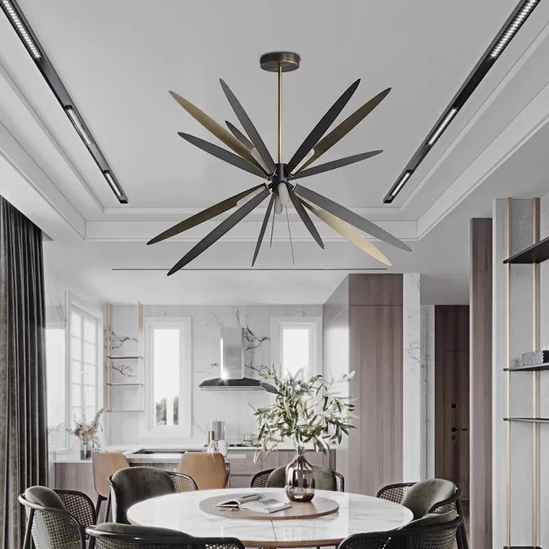 Delila - Modern Round Spike Ball Hanging Chandelier