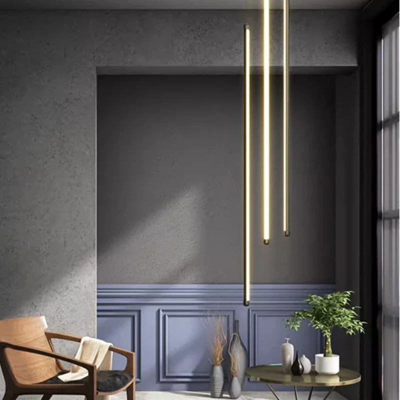Vilhelm - Modern Long Bar LED Ceiling Chandelier