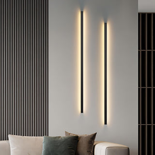 Langston - Modern Black Thin LED Wall Light Bar