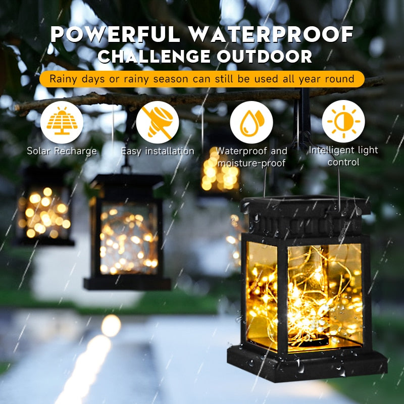 Fajtel - Solar Lantern LED Waterproof Garden Light