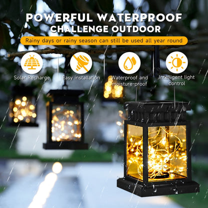 Fajtel - Solar Lantern LED Waterproof Outdoor Garden Light
