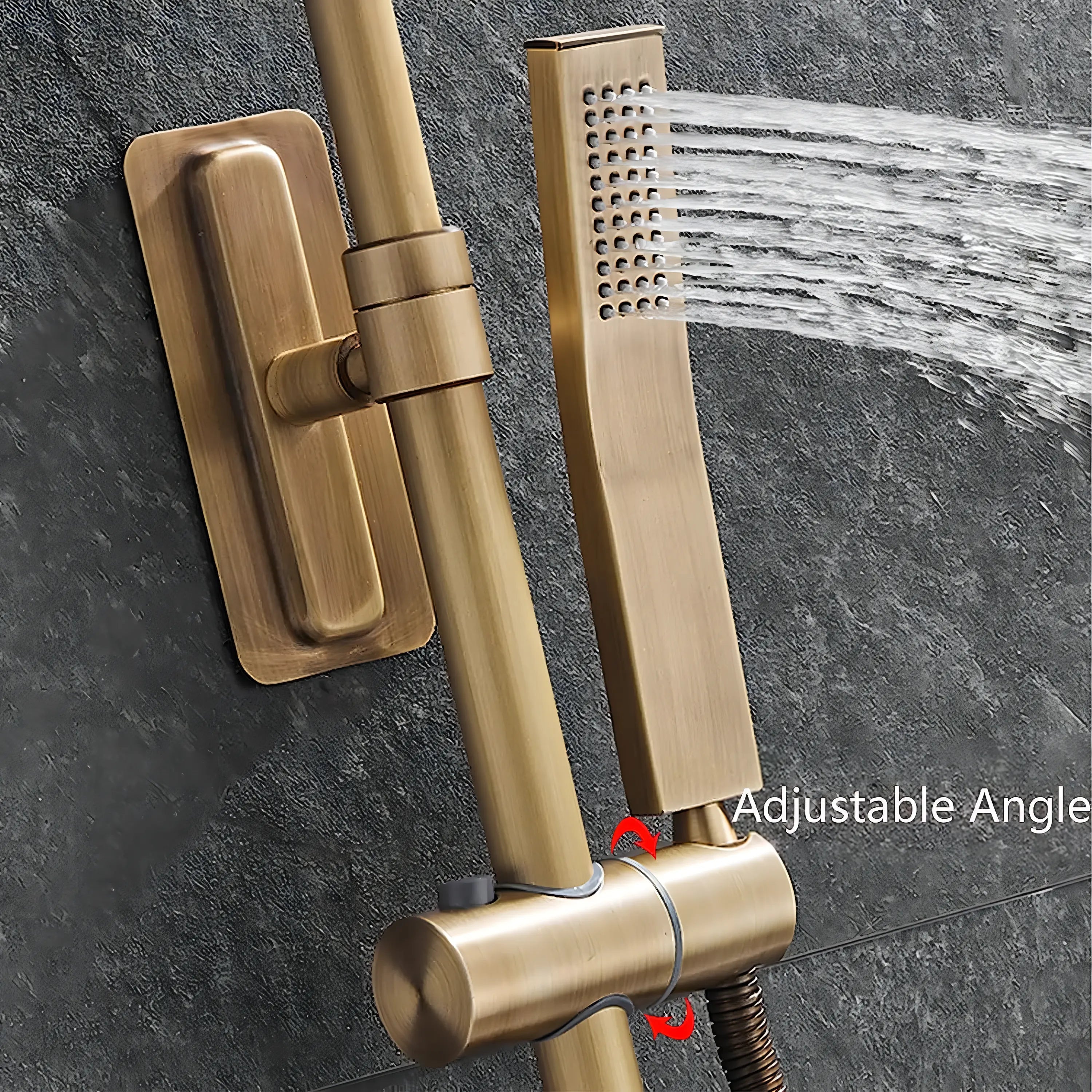 Mahoney - Antique Thermostatic Digital Display Waterfall Shower Set