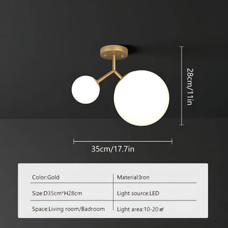 Aurea - Modern Double White Circle Pendant Hanging Ceiling Light