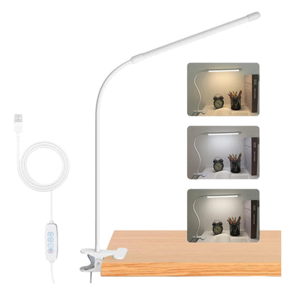 Rhonda - 10W LED with Clamp Dimmable Clip On Desk Light