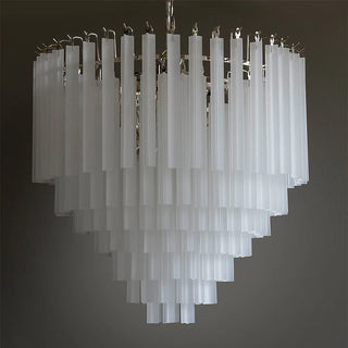 Rethousa - Frosted Glass Tiered Round Chandelier
