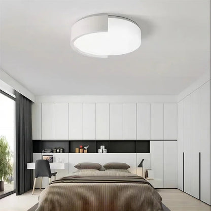 Tyra - Modern Flush Mount Circular Rimmed Ceiling Light