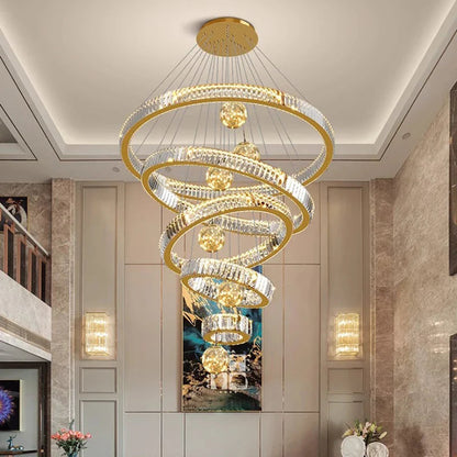 Augusta - Crystal Pendant Hanging Chandelier