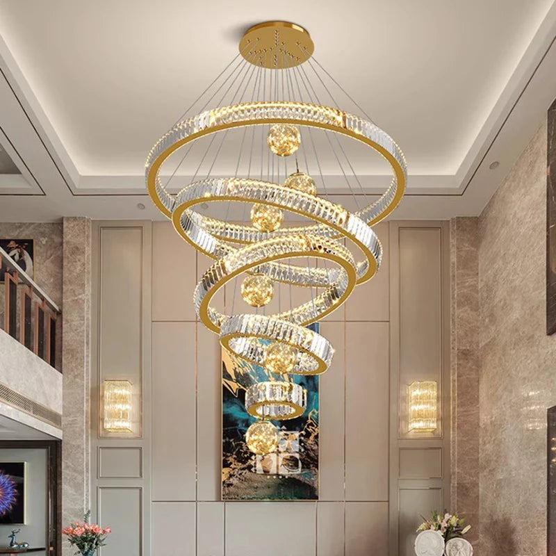 Augusta - Crystal Pendant Hanging Chandelier