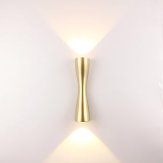 Lachlan - Outdoor LED Up/Down Modern Curved Wall Light