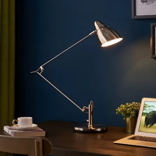 Haskell - Office Work Study Desk Lamp Swing Long Arm with E27 Bulb