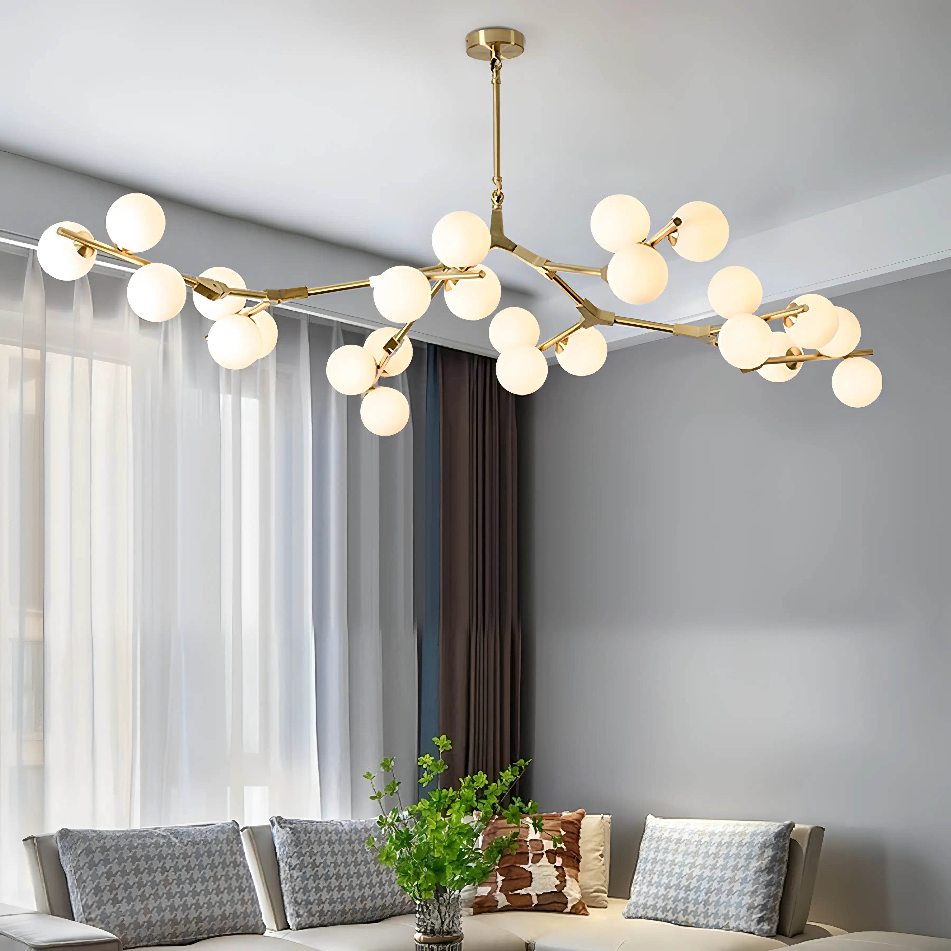 Valery - Modern Multi Arm Tree Branch Ceiling Light