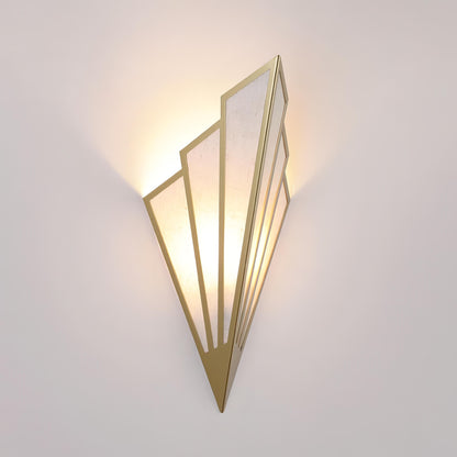 Dakari - Retro Modern Triangle Glass Wall Light