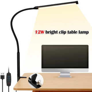 Gould - LED Computer Desk USB Clip Light With Adjustable Head