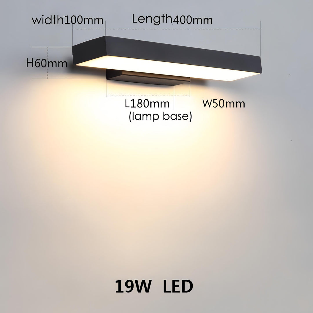 Solstice - Motion Sensor Outdoor Garage Wall Light Bar