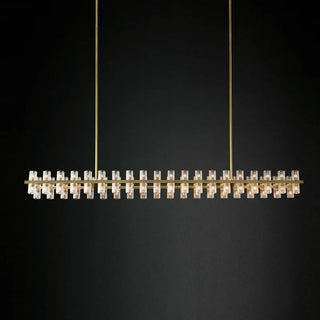 Azucena - Statement Gold Beam Cylindrical Up Down Hanging Chandelier