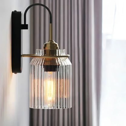 Taline -  Luxury Fluted Glass Wall Lamp