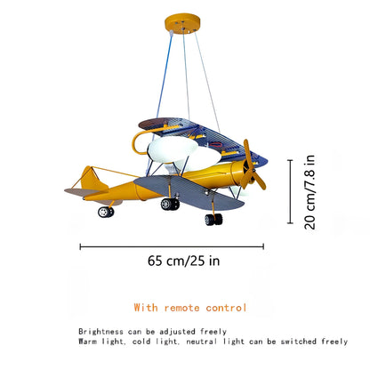 Holguin - LED Aeroplane Hanging Children's Ceiling Light