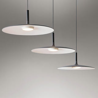 Alvaro - Modern Round Flat Dish Hanging Pendant Ceiling Light