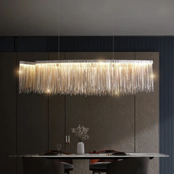 Kramer - Modern Long Tassel Hanging Ceiling Chandelier
