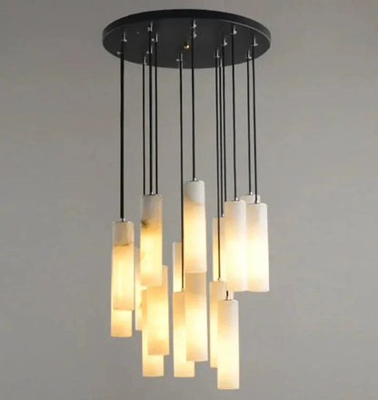 Vieno - Modern Marble Hanging Chandelier
