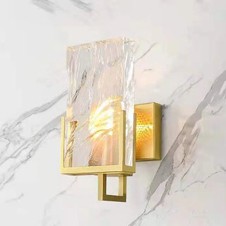 Yadira - Modern Gold Frosted Glass Style Wall Light