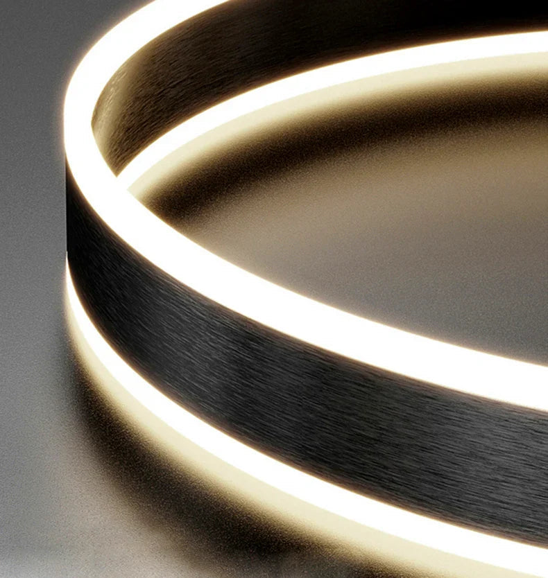 Jenru - Modern Multi Ring Hanging Ceiling Chandelier