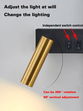 Rubio - Modern LED Adjustable Wall Light Spotlight