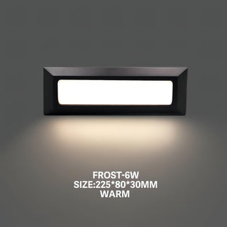 Briar - Flush-Mount Outdoor Rectangle LED Wall Light