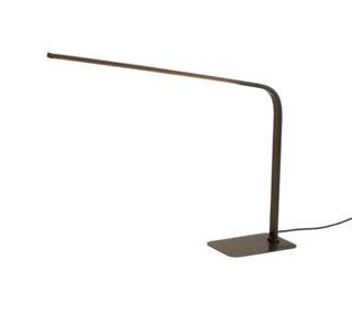 Bradshaw - Modern Brass Curved LED Table Desk Light