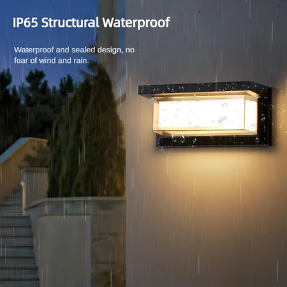 Ngo - Smart LED Outdoor Rectangle Wall Light