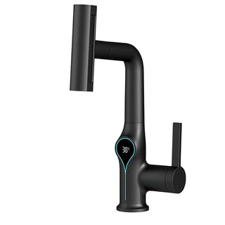 Kameron - Modern Waterfall Spout Tap with Digital Temperature Display