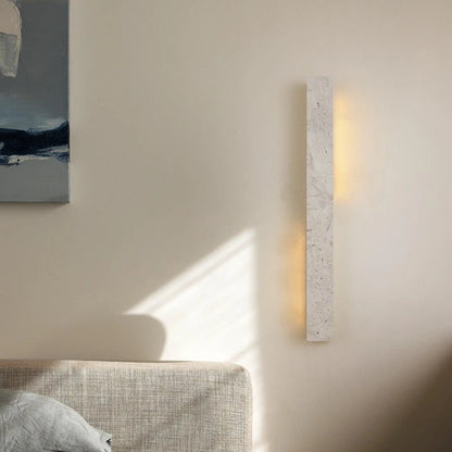 Malachi - Natural Thin Stone Slit LED Wall Light Modern Strip