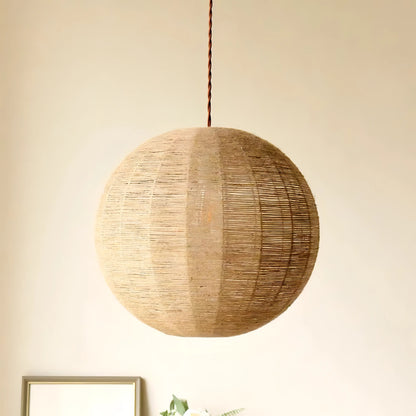 Graham - Handmade Fabric Round Ball Pendant Ceiling Lamp