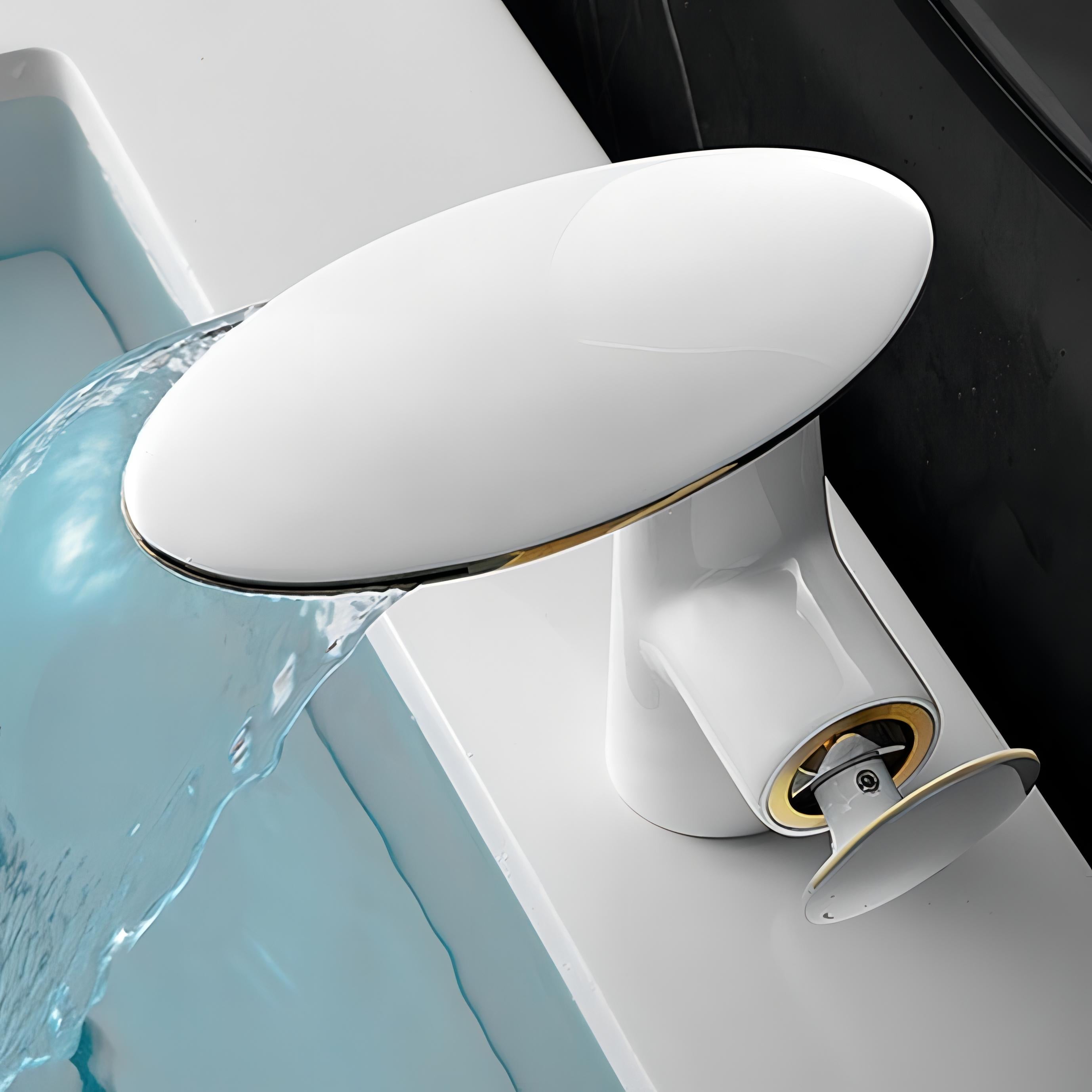 Peretz - Waterfall Brass Hot/Cold Sink Tap