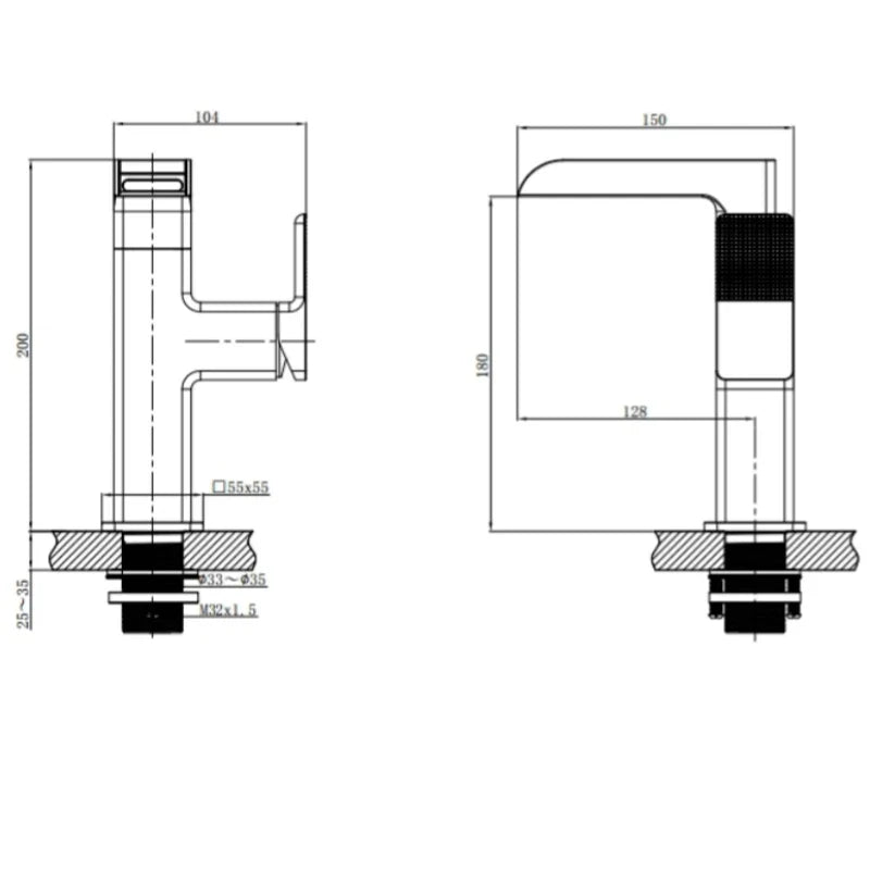 Bloom - LED Smart Light Temperature Digital Display Basin Tap