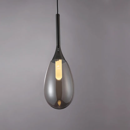 Reana - Coloured Glass Teardrop Pendant Ceiling Light