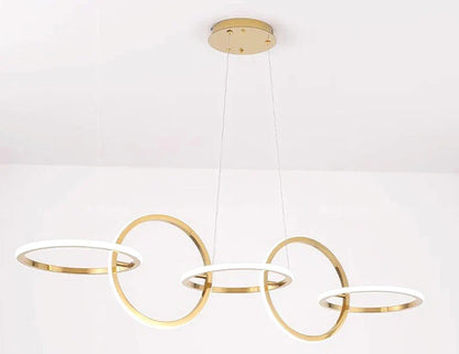 Gorgophone Hanging Ring Round Line Chandelier
