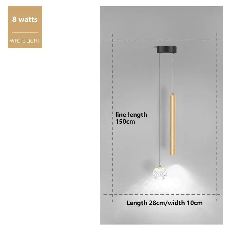 Modern Hanging Cord Pendant Glass Gold Ceiling Light Properties