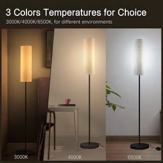 Oliver - Round Modern Floor Lamp with Dimmable E27 Bulb