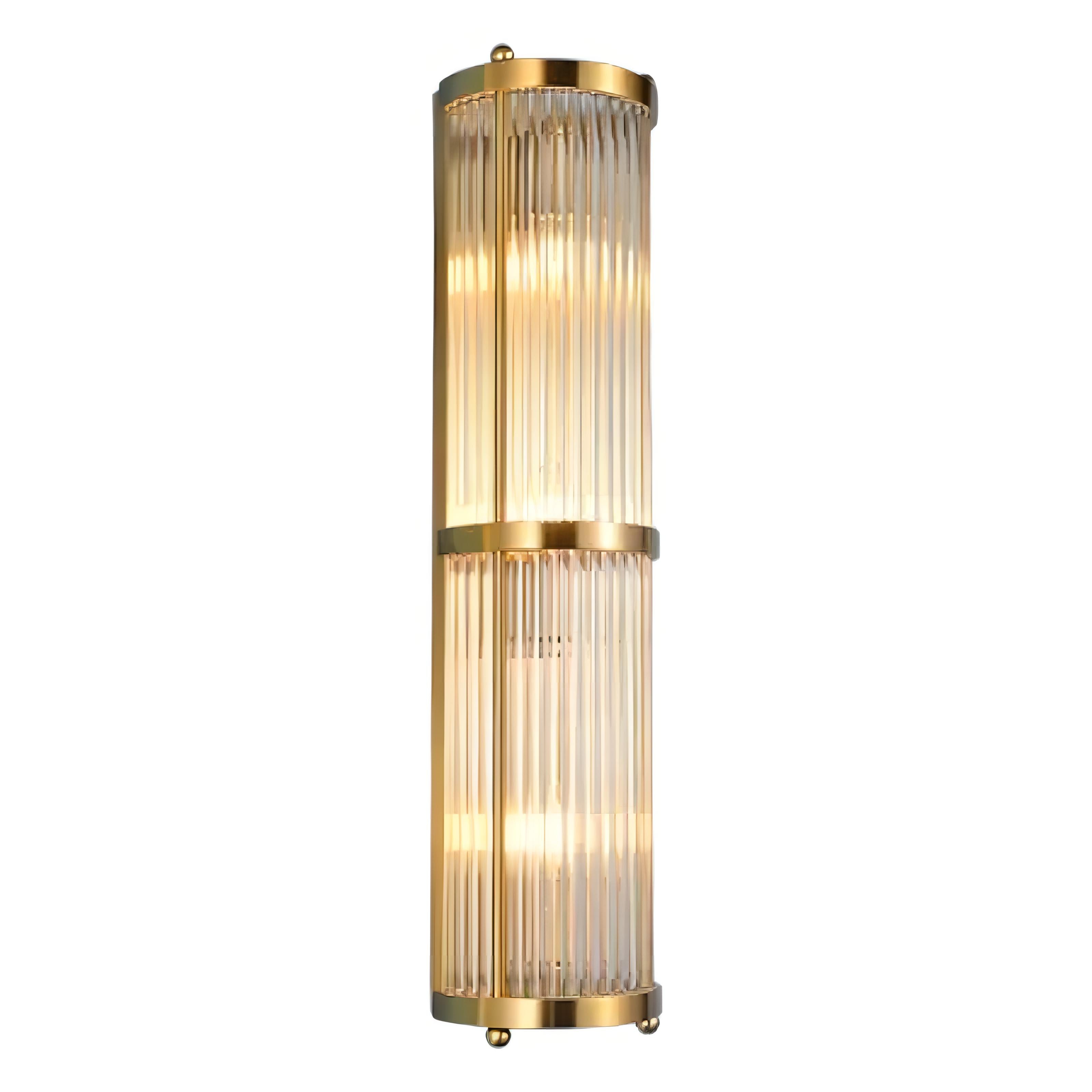 Ariana - Retro American Metal Glass Wall Light