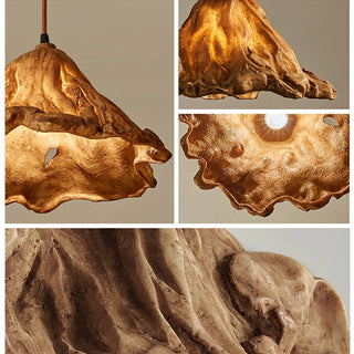 Emers - Vintage Resin Leaf Pendant Ceiling Light