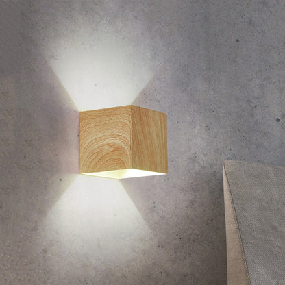 DAYO - Modern Wood Style Up/Down Wall Light