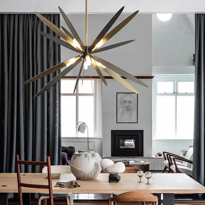 Delila - Modern Round Spike Ball Hanging Chandelier
