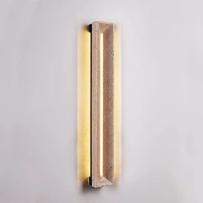 Elena - Creative Yellow Cave Stone Wall Lamp Modern Long Design