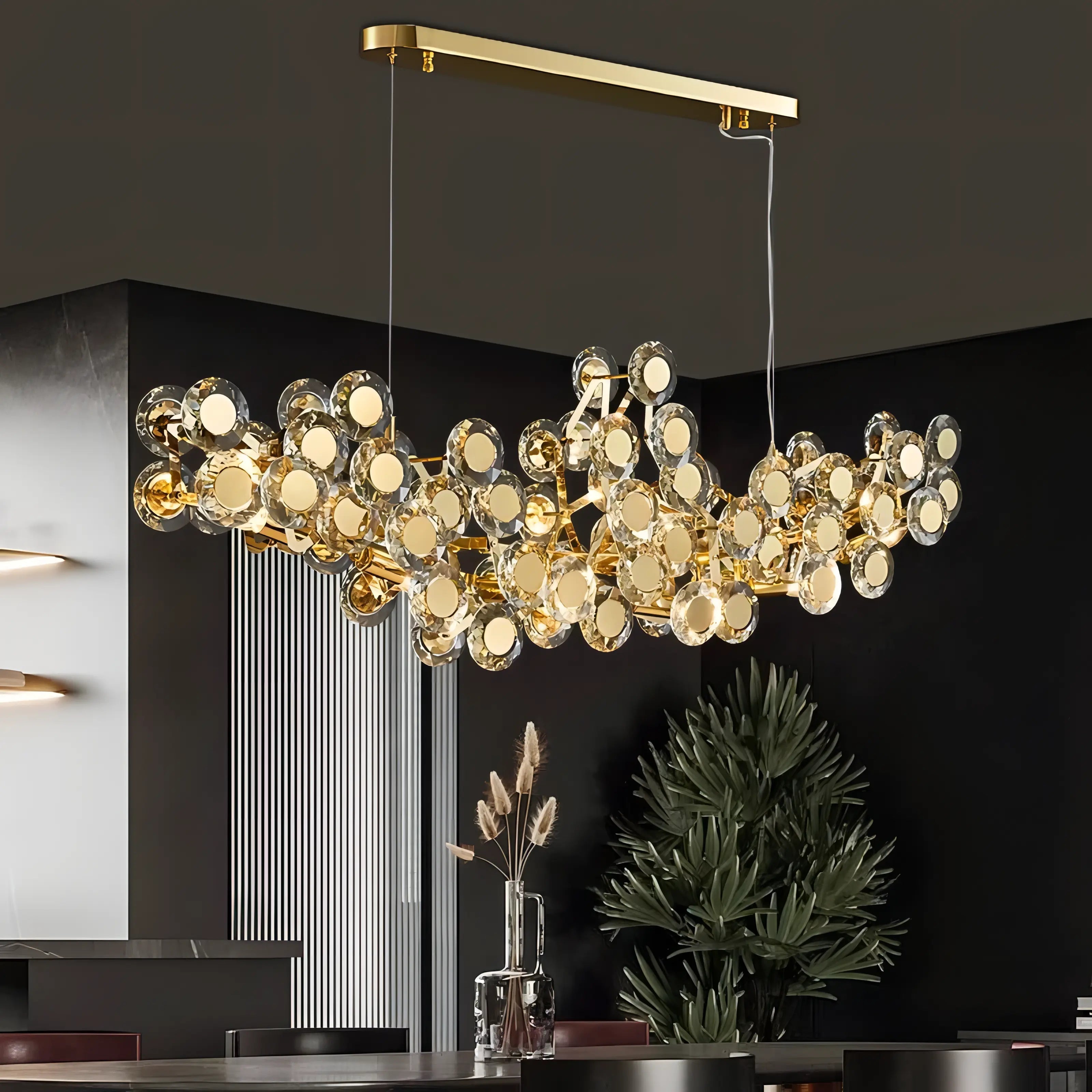 Jorge - Modern Round Ball Glass Hanging Chandelier