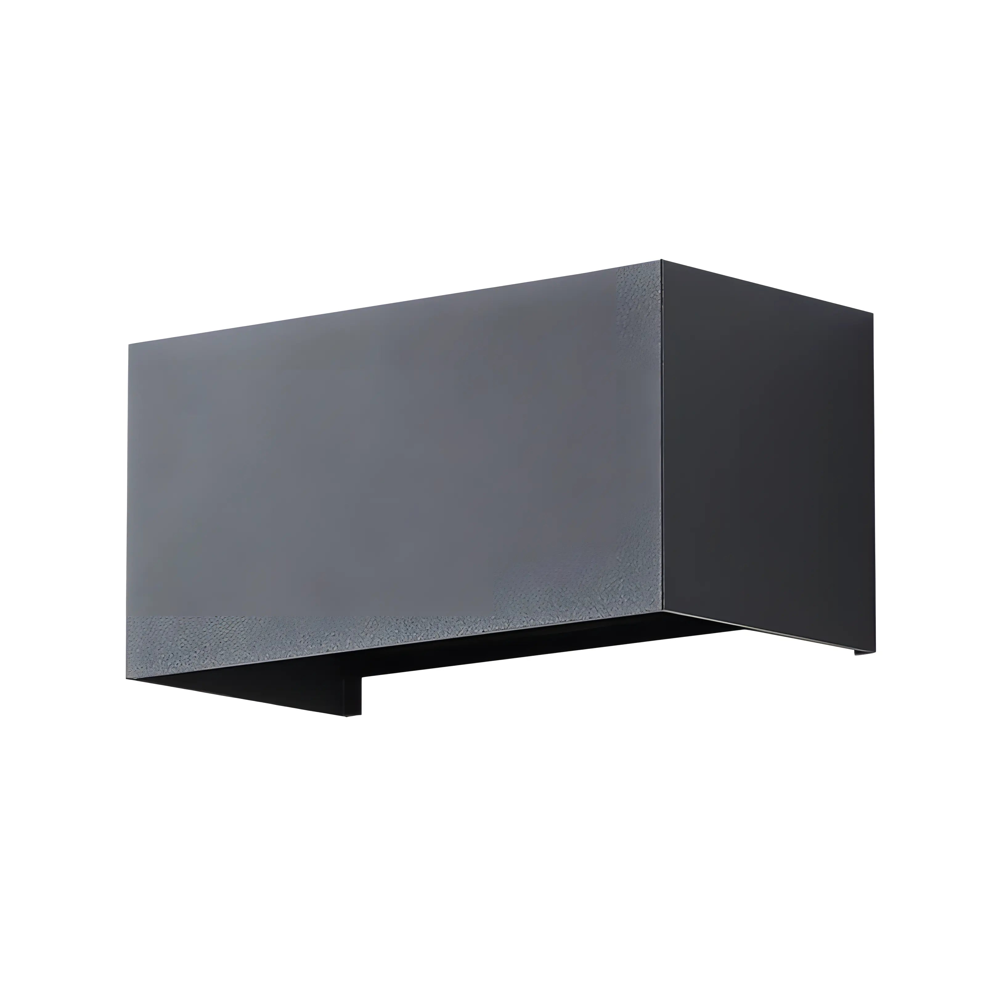 Aryanna - Modern Black Rectangle Up/Down Outdoor Wall Light
