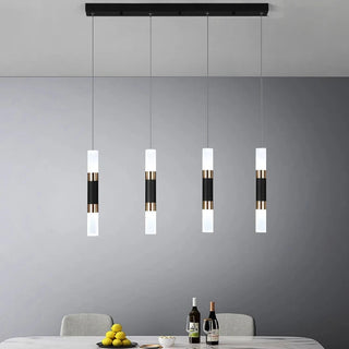 Rocco - Modern Spiral Hanging Tube Pendant Multi Head Ceiling Light