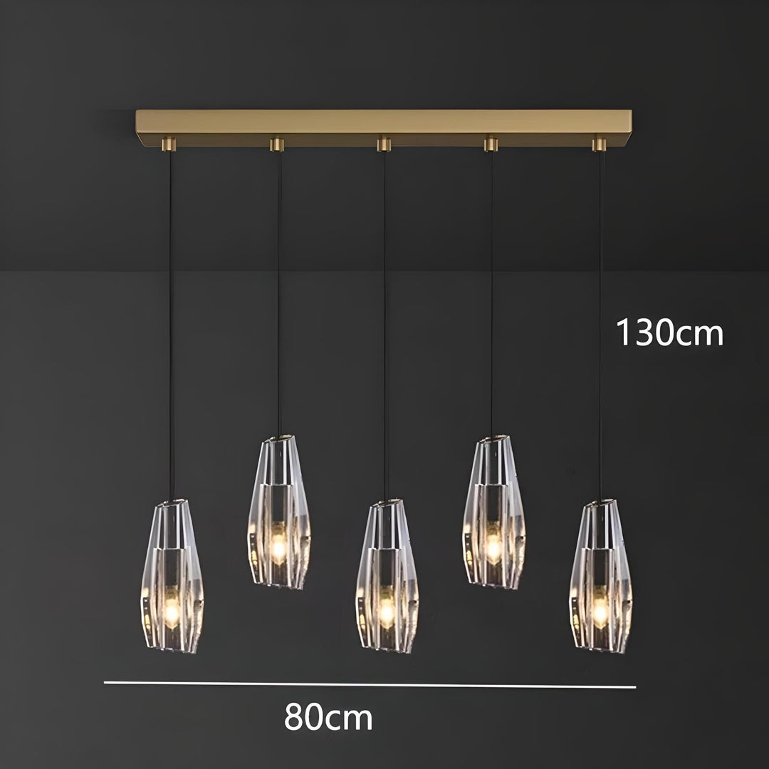 Wanda - LED Glass Crystal Modern Pendant Ceiling Light